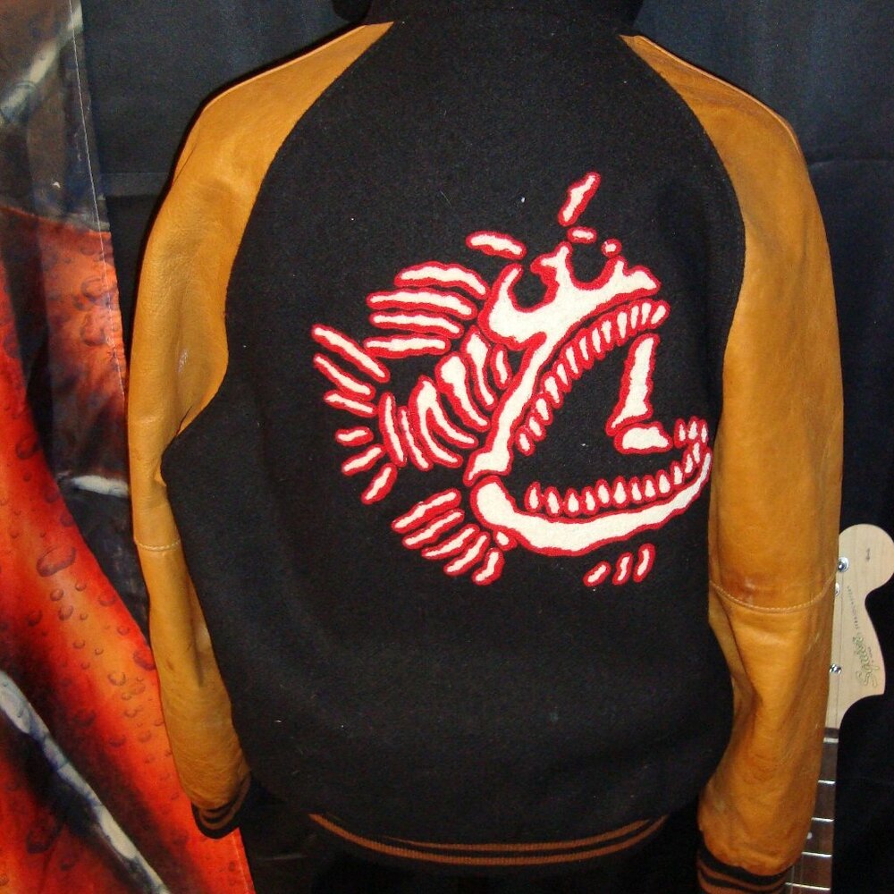 Super rare Dehen 1920 “Dill Sailboat” Jacket with piranha skeleton fish!